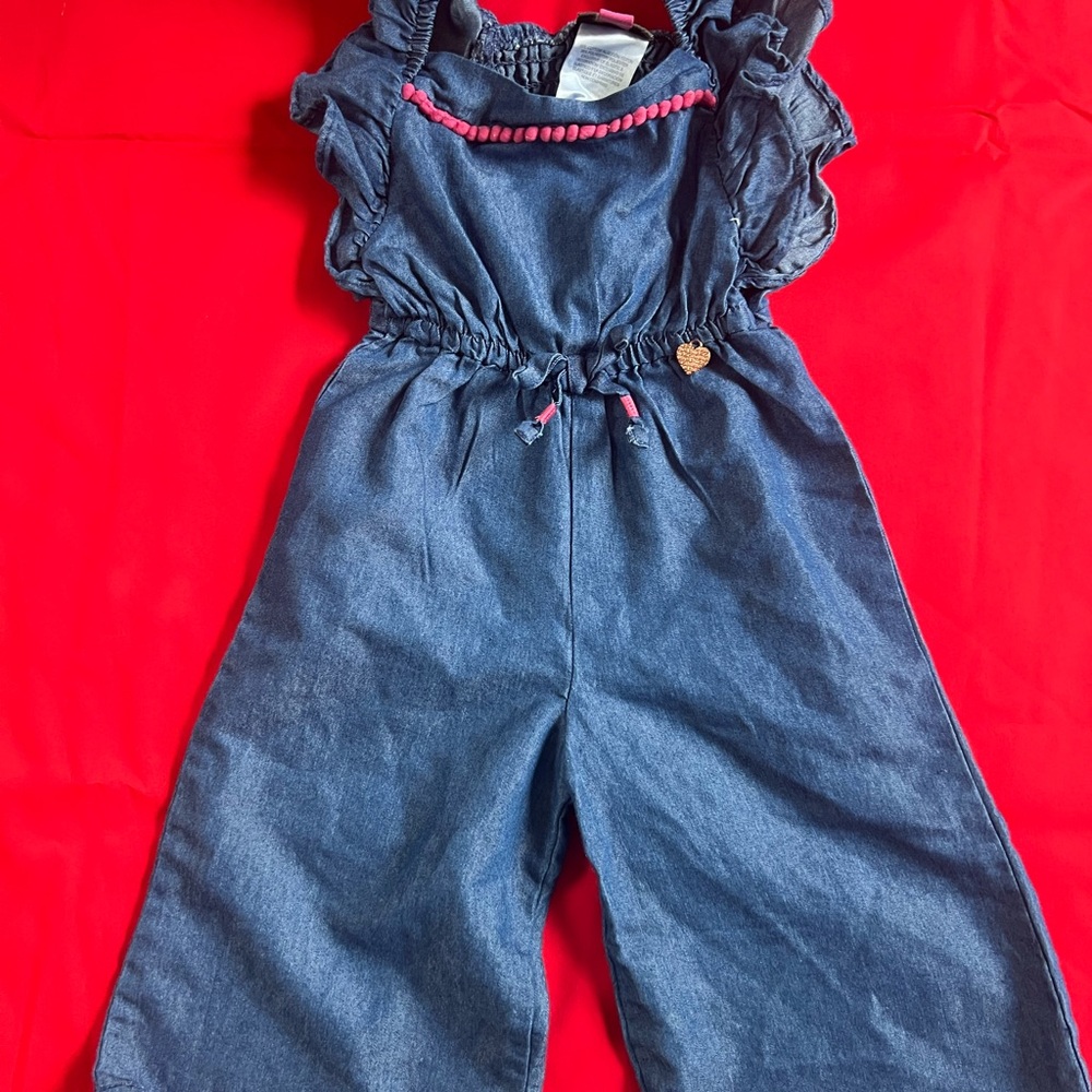 Stylish Vince Camuto Denim Kids Jumpsuit (2T)